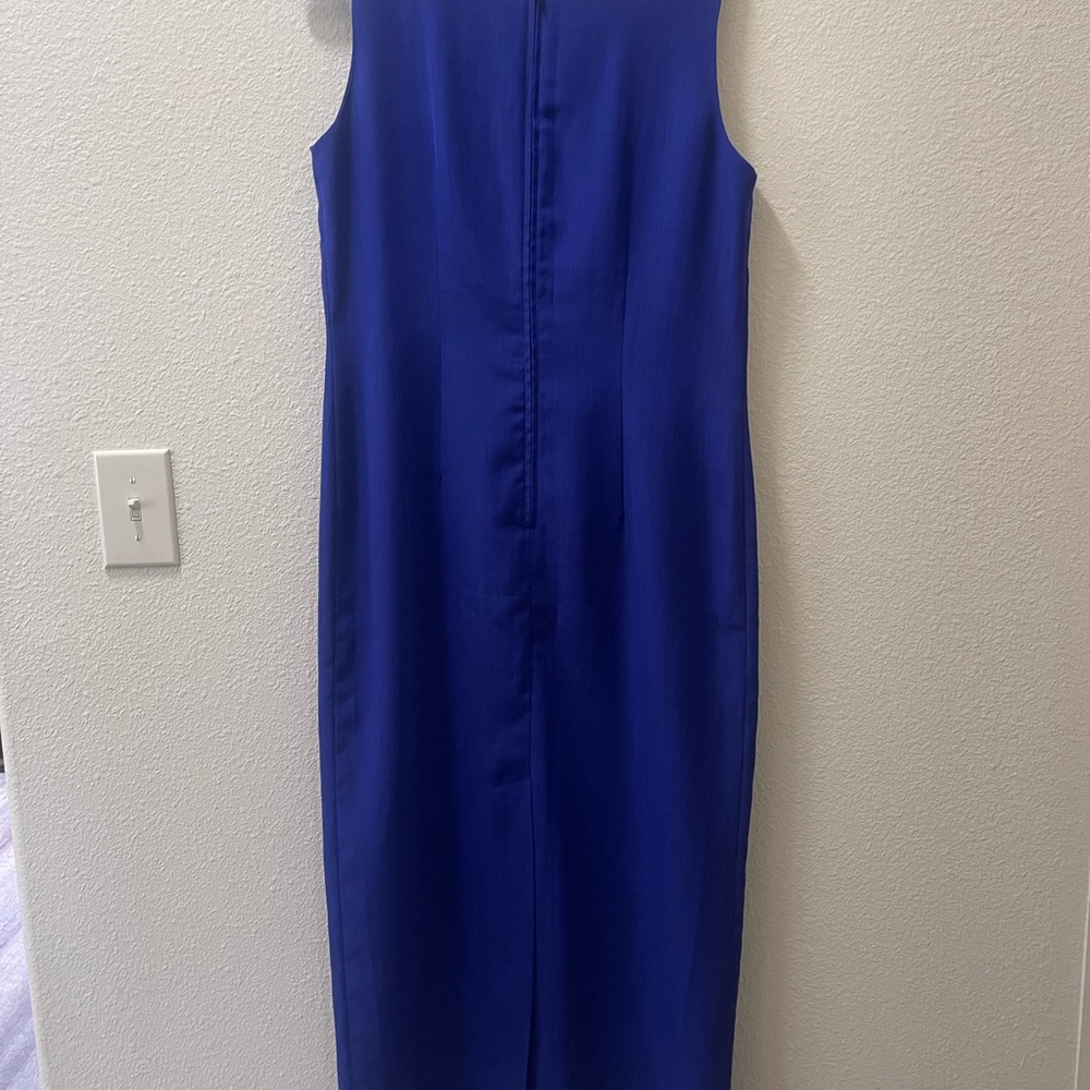 Leslie Fay Royal Blue Maxi Dress - Picture 3 of 3